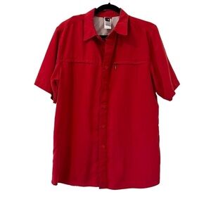 The North Face Red Button Down Shirt